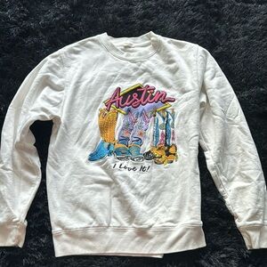 brandy Austin cowboy boots crewneck